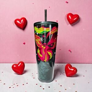 Starbucks Holiday Tumbler 2023 Venti 24oz Insulated Cold Cup EUC No Topper